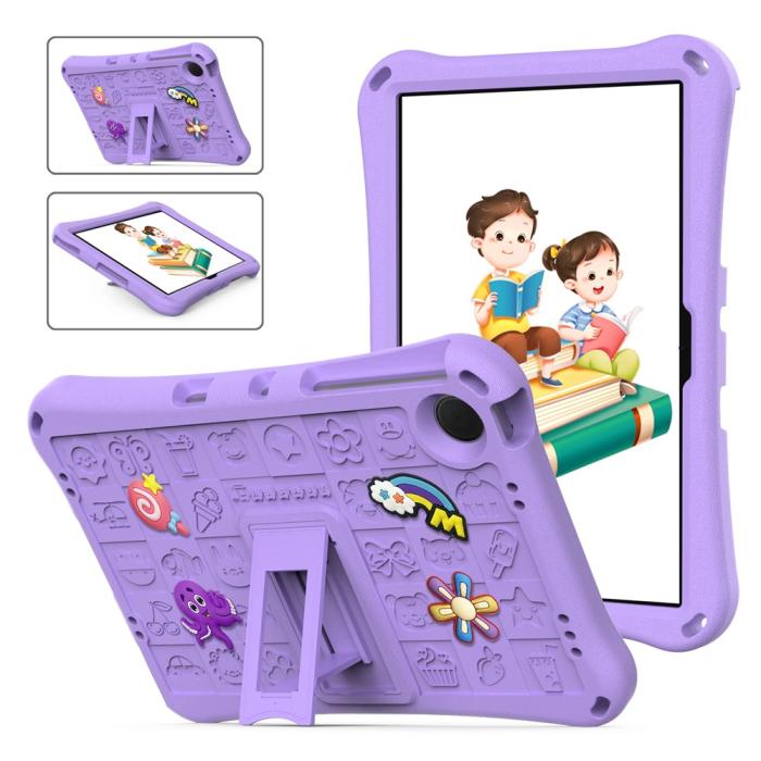 Bild 2,  Samsung Galaxy Tab A11 Plus / A9 Plus Skal EVA Kickstand Lila - Teknikhallen.se