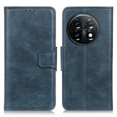 OnePlus 11 5G Fodral Crazy Horse L&auml;der Bl&aring; - Teknikhallen.se