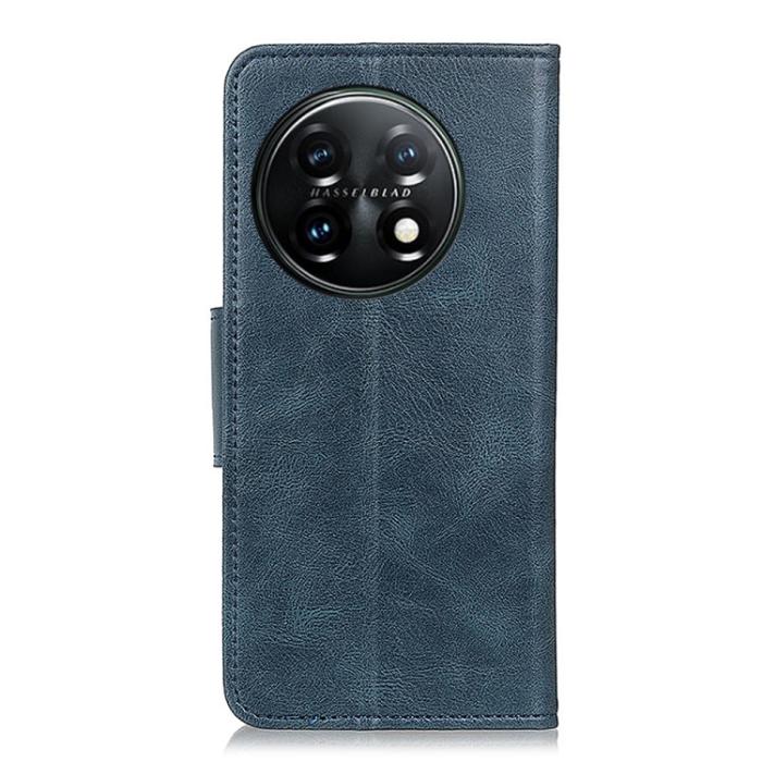 Bild 3,  OnePlus 11 5G Fodral Crazy Horse Läder Blå - Teknikhallen.se