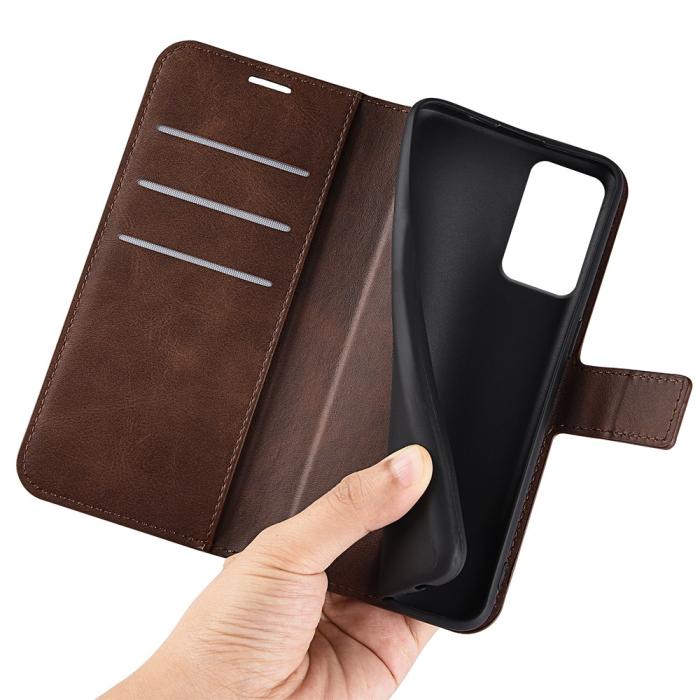 Bild 4,  Motorola Moto G35 5G Fodral Läder Brun - Teknikhallen.se