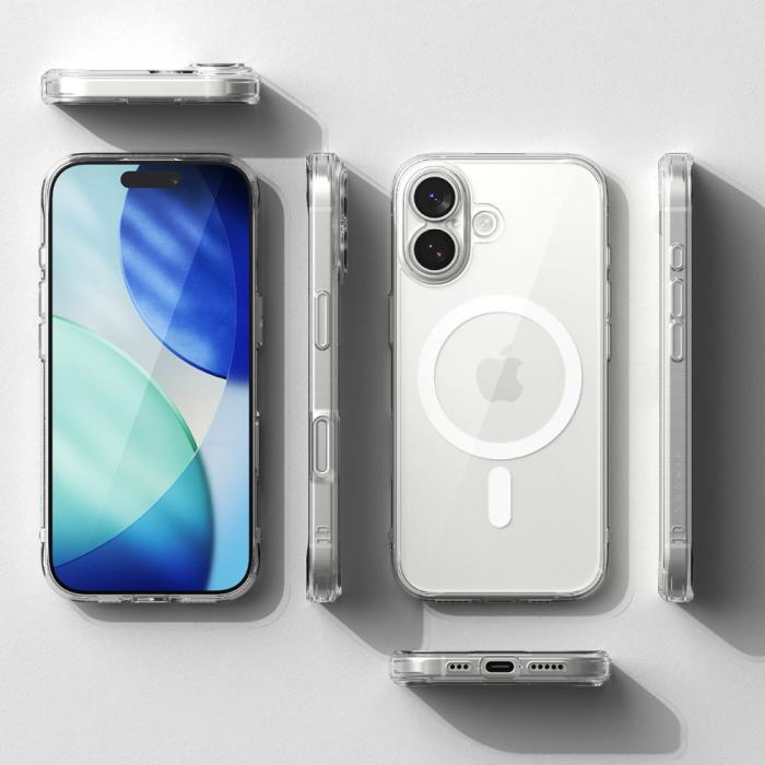 Bild 5, Ringke Ringke iPhone 17 Skal MagSafe Fusion Transparent - Teknikhallen.se