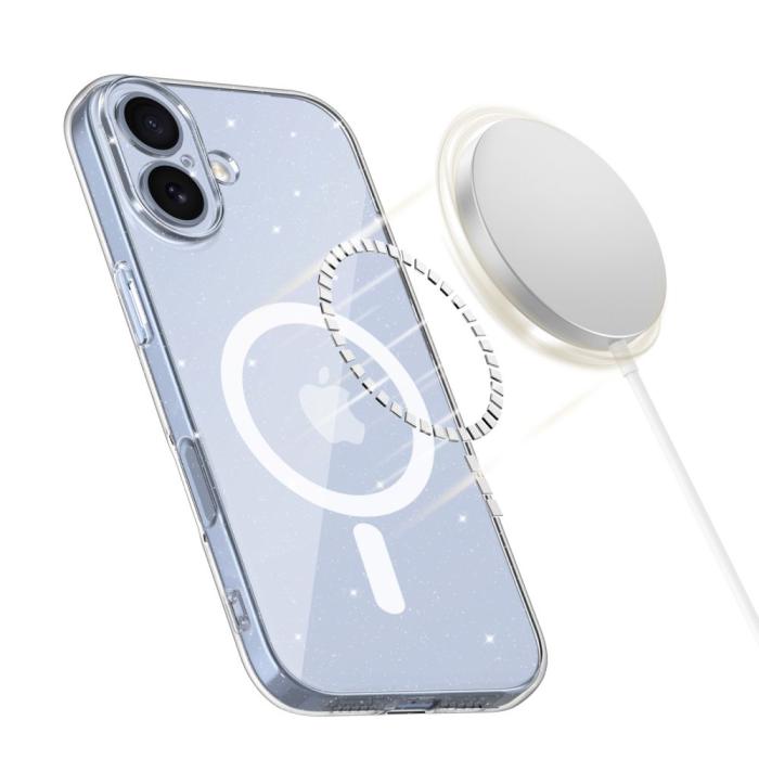 Bild 2, Tech-Protect Tech-Protect iPhone 17 Skal MagSafe FlexAir Glitter - Teknikhallen.se