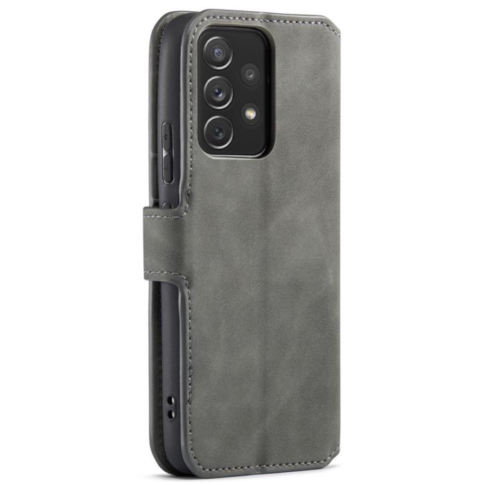 Bild 3, DG.MING DG.MING Samsung Galaxy A53 5G Fodral Retro Läder Grå - Teknikhallen.se