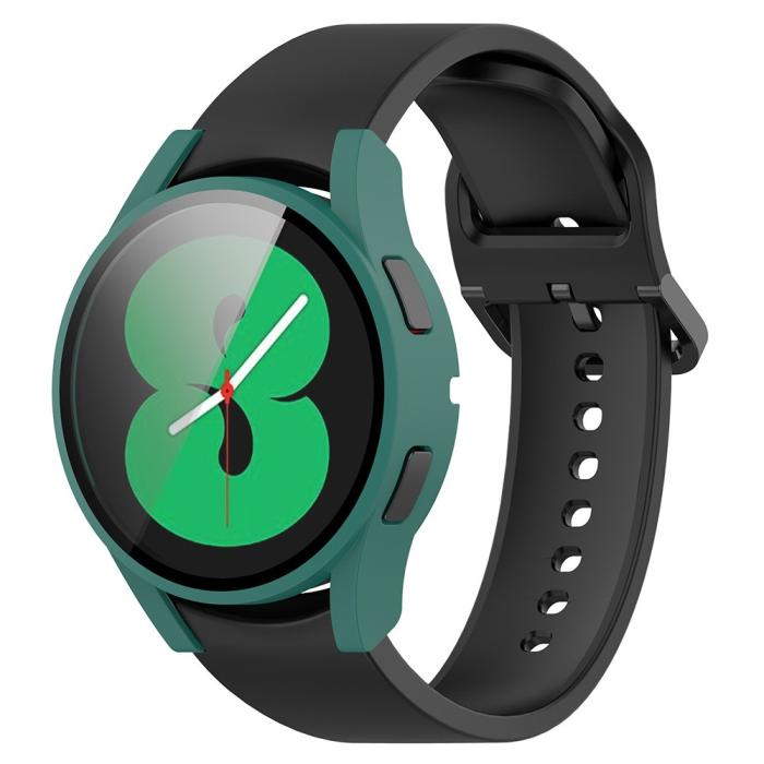 Bild 2,  Galaxy Watch FE/4 40 mm Skal Med Skärmskydd Mörk Grön - Teknikhallen.se