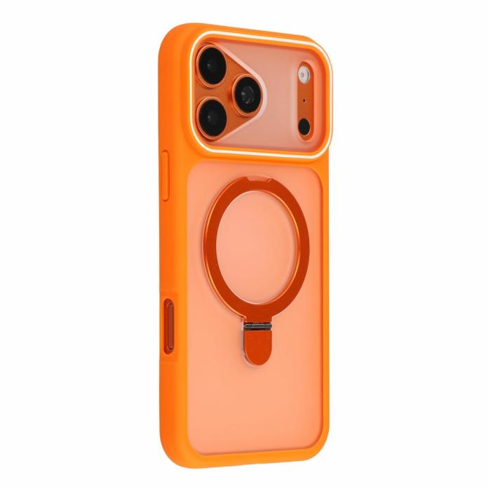 Bild 2,  iPhone 18 Pro Max/17 Pro Max Skal MagSafe Stativ Orange - Teknikhallen.se