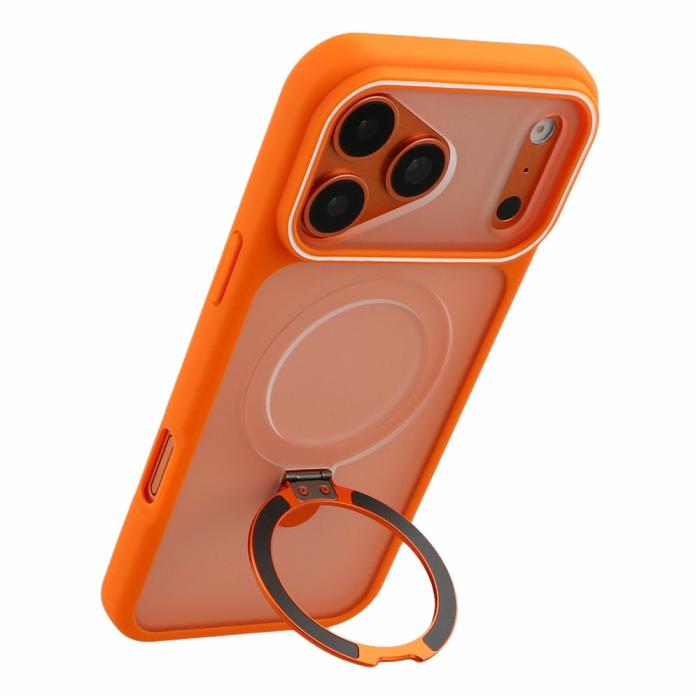 Bild 3,  iPhone 18 Pro Max/17 Pro Max Skal MagSafe Stativ Orange - Teknikhallen.se