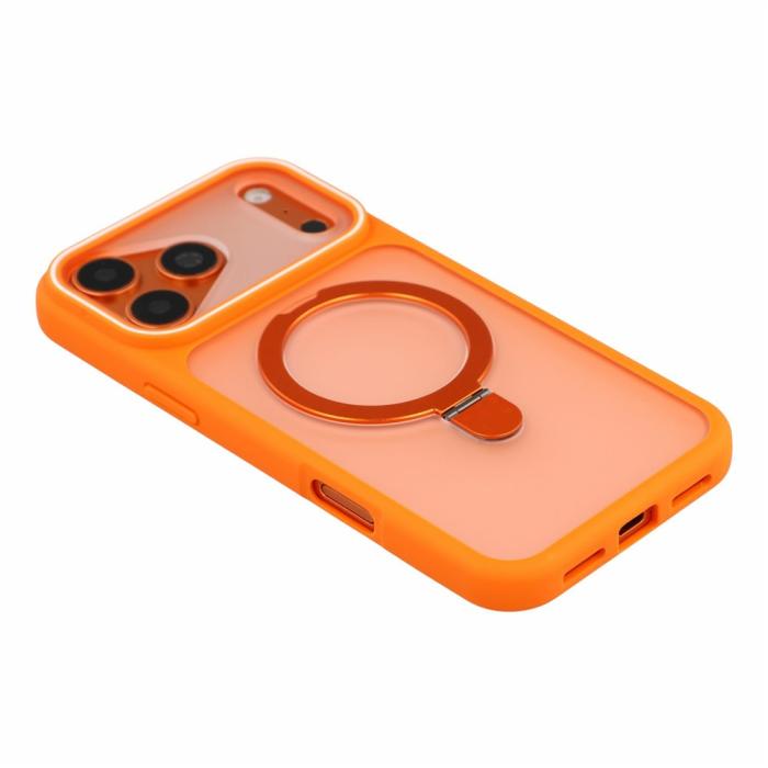 Bild 4,  iPhone 18 Pro Max/17 Pro Max Skal MagSafe Stativ Orange - Teknikhallen.se