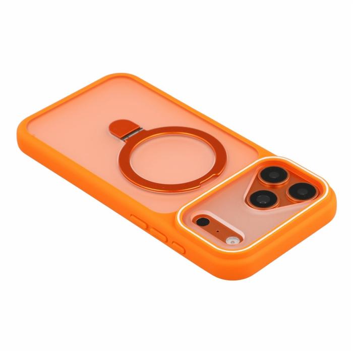 Bild 5,  iPhone 18 Pro Max/17 Pro Max Skal MagSafe Stativ Orange - Teknikhallen.se