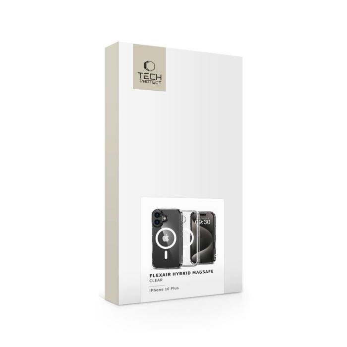 Bild 4, Tech-Protect Tech-Protect iPhone 16 Plus Skal MagSafe FlexAir Hybrid - Teknikhallen.se