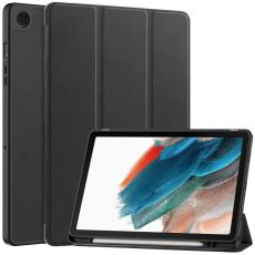  Samsung Galaxy Tab A9 Plus Fodral Tri-Fold Pennh&aring;llare Svart - Teknikhallen.se