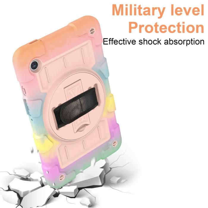 Bild 5,  Samsung Galaxy Tab A9 Skal Solid360 Rainbow - Teknikhallen.se