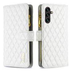 BINFEN BINFEN Galaxy A35 5G Fodral Diamond Multifunktionell Vit - Teknikhallen.se