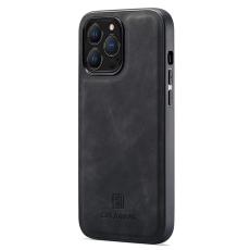 DG.MING DG.MING iPhone 12 / 12 Pro Skal L&auml;derbelagt Svart - Teknikhallen.se