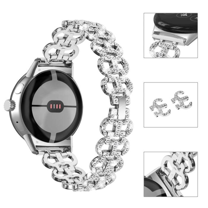 Bild 4,  Google Pixel Watch / Watch 2 Kalebassformat Dekor Armband - Teknikhallen.se