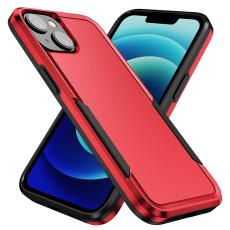  iPhone 15 Skal Hybrid Tough Armor R&ouml;d - Teknikhallen.se