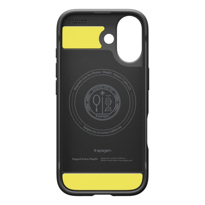 Bild 3, Spigen Spigen iPhone 17 Skal MagSafe Rugged Armor Matt Svart - Teknikhallen.se