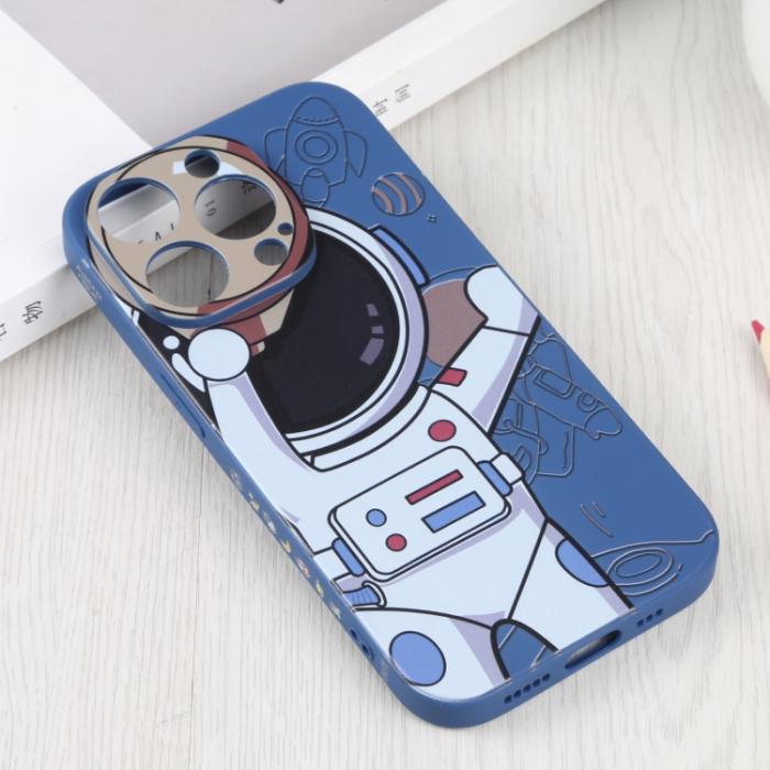 Bild 2,  iPhone 14 Pro Skal Spaceman Blå/Beige - Teknikhallen.se