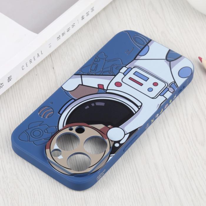 Bild 4,  iPhone 14 Pro Skal Spaceman Blå/Beige - Teknikhallen.se