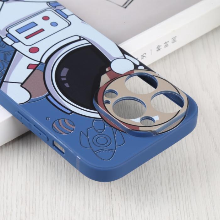 Bild 5,  iPhone 14 Pro Skal Spaceman Blå/Beige - Teknikhallen.se