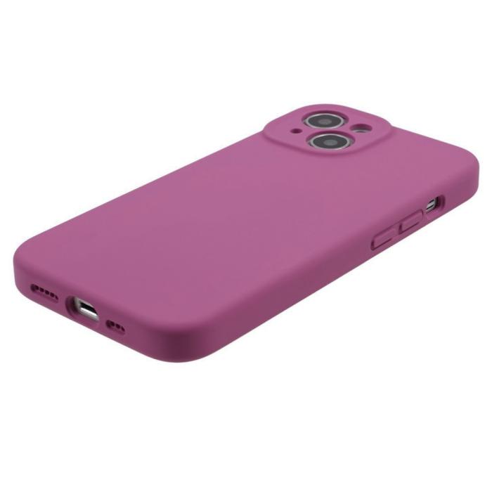Bild 4,  iPhone 15 Plus Skal Liquid Silikon Rosa Pitaya - Teknikhallen.se