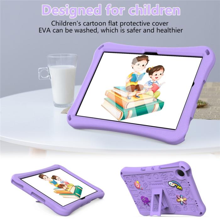 Bild 4,  Samsung Galaxy Tab A11 Plus / A9 Plus Skal EVA Kickstand Lila - Teknikhallen.se