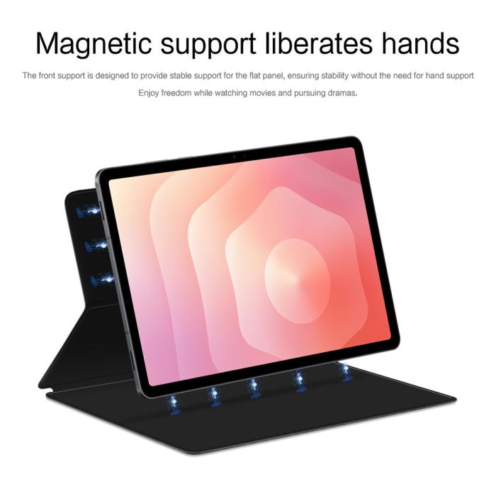 Bild 3,  Samsung Galaxy Tab S11 Fodral Magnetiskt Svart - Teknikhallen.se