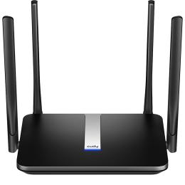 Cudy Cudy Wi-Fi Router X6 AX1800 Gigabit Wi-Fi 6 Mesh Svart - Teknikhallen.se