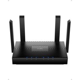 Cudy Cudy Wi-Fi Router WR3000 AX3000 Gigabit Wi-Fi 6 Mesh Svart - Teknikhallen.se