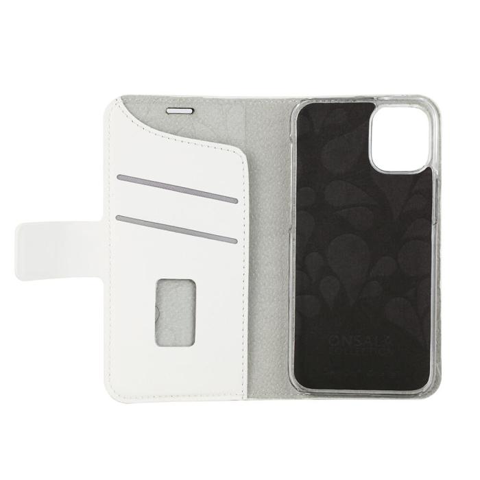 Bild 3, Onsala ONSALA iPhone 12 Mini 2in1 Magnet Fodral / Skal Saffiano White - Teknikhallen.se
