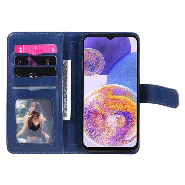 Bild 5,  Samsung Galaxy A23 5G Fodral Multifunktionell Mörk Blå - Teknikhallen.se