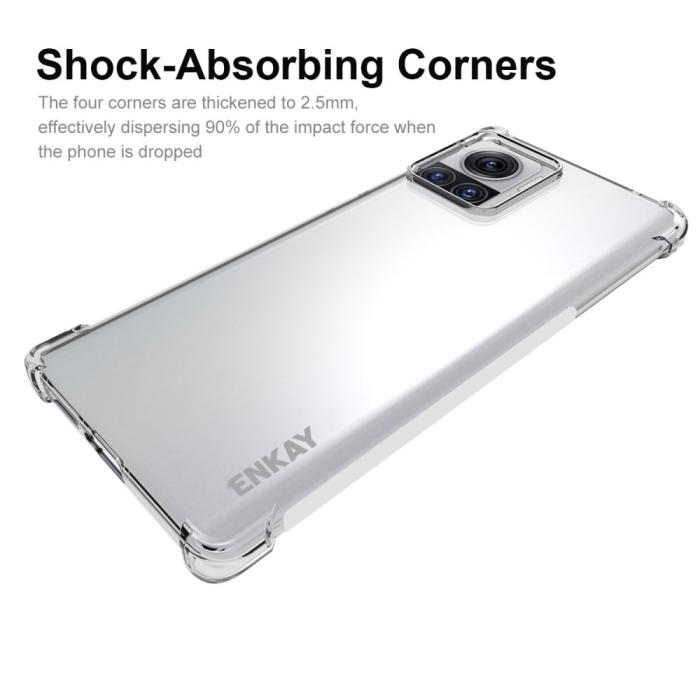 Bild 2, ENKAY ENKAY Motorola Edge 30 Ultra 5G Skal Shockproof TPU Transparent - Teknikhallen.se