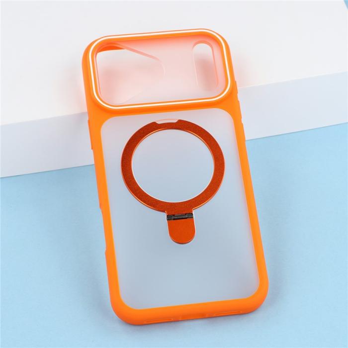 Bild 6,  iPhone 18 Pro Max/17 Pro Max Skal MagSafe Stativ Orange - Teknikhallen.se