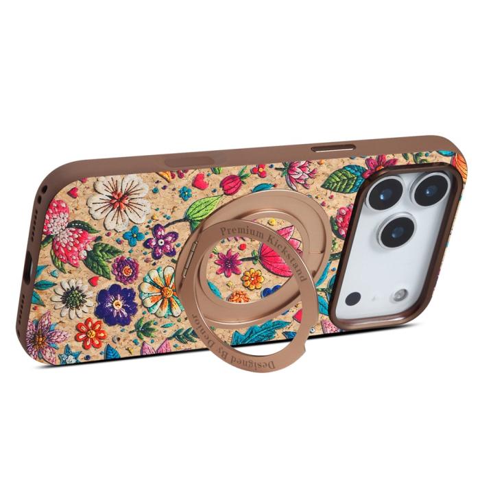 Bild 3, DENIOR DENIOR iPhone 18 Pro Max/17 Pro Max Skal MagSafe Blommor - Teknikhallen.se