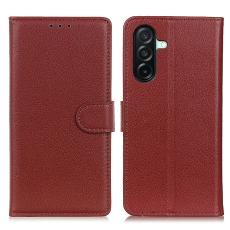  Samsung Galaxy A27 5G Fodral PU L&auml;der Brun - Teknikhallen.se