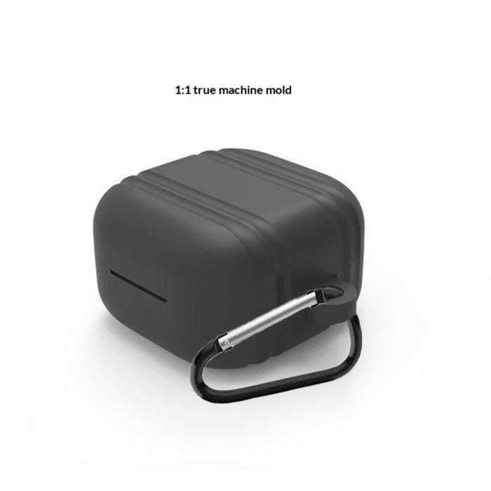 Bild 2,  Galaxy Buds 4 / 4 Pro Skal Med Karbinhake Silikon Röd - Teknikhallen.se