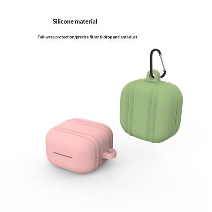 Bild 3,  Galaxy Buds 4 / 4 Pro Skal Med Karbinhake Silikon Röd - Teknikhallen.se