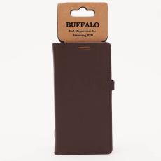 Buffalo Buffalo Samsung Galaxy S20 Fodral 2in1 &Auml;kta L&auml;der Brun - Teknikhallen.se