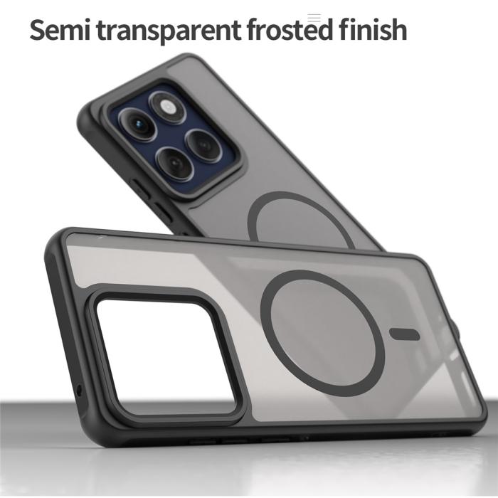 Bild 5,  Motorola Edge 60 Pro Skal MagSafe Hybrid Svart - Teknikhallen.se