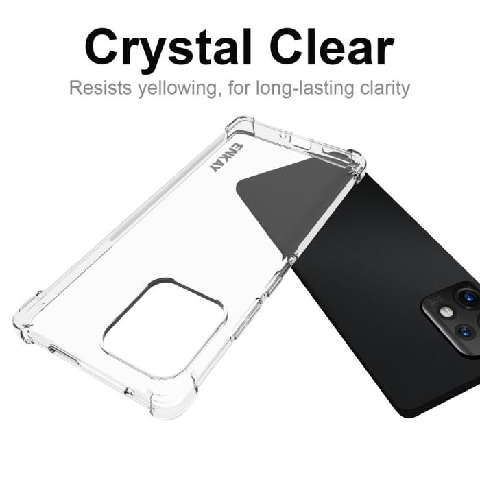 Bild 5, ENKAY ENKAY Motorola Edge 40 Pro 5G Skal Shockproof TPU Transparent - Teknikhallen.se