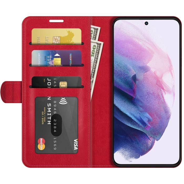 Bild 2,  OnePlus 7 Fodral Läder - Röd - Teknikhallen.se
