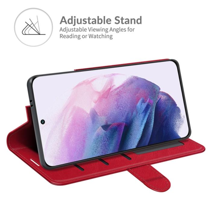 Bild 3,  OnePlus 7 Fodral Läder - Röd - Teknikhallen.se