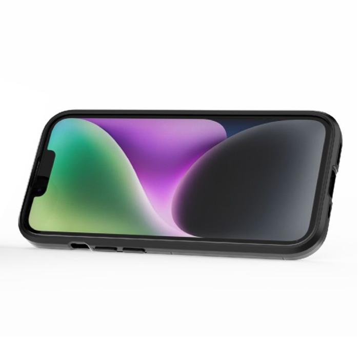 Bild 3,  iPhone 15 Skal Hybrid Armor Ring Svart - Teknikhallen.se