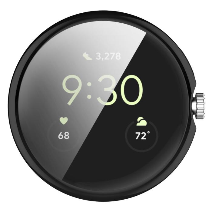 Bild 5,  Google Pixel Watch / Watch 2 Skal TPU Med Skärmskydd Svart - Teknikhallen.se