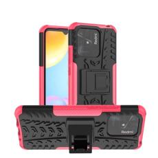  Xiaomi Redmi 10C Skal Ultimata St&ouml;tt&aring;ligt med St&ouml;d Rosa - Teknikhallen.se