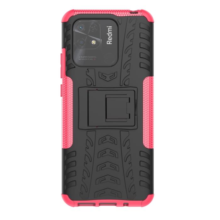 Bild 2,  Xiaomi Redmi 10C Skal Ultimata Stöttåligt med Stöd Rosa - Teknikhallen.se