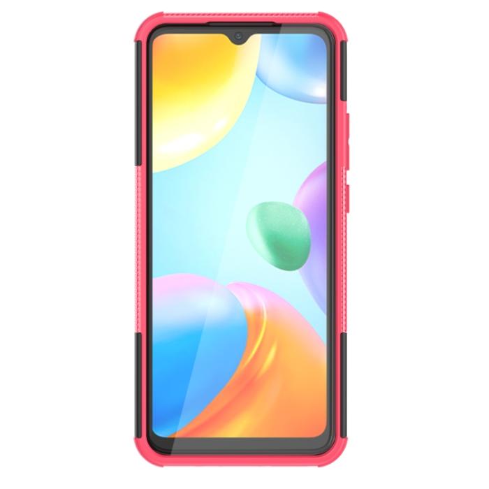 Bild 3,  Xiaomi Redmi 10C Skal Ultimata Stöttåligt med Stöd Rosa - Teknikhallen.se