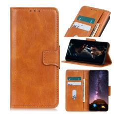  Xiaomi Redmi 9C Fodral Crazy Horse L&auml;der Brun - Teknikhallen.se