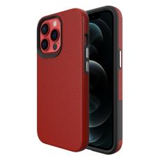  iPhone 13 Pro Skal Hybrid Triangle Textur R&ouml;d - Teknikhallen.se
