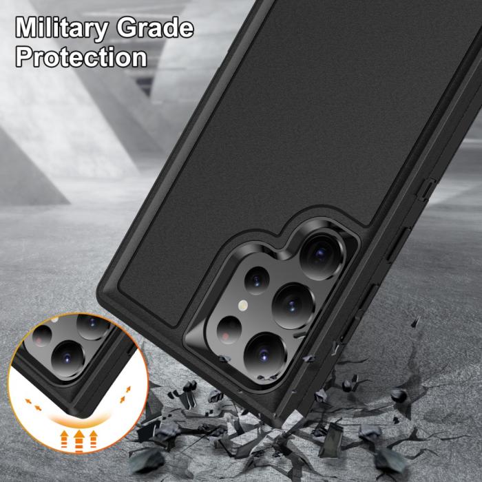 Bild 5,  Galaxy S24 Ultra Skal Xtreme Shockproof Hybrid Svart - Teknikhallen.se