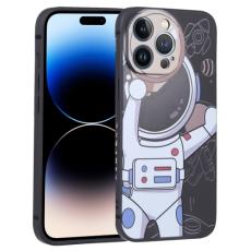  iPhone 14 Pro Skal Spaceman Svart/Beige - Teknikhallen.se